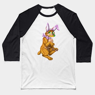 Bobtail BunnyCat: Gigner (Pink) Baseball T-Shirt